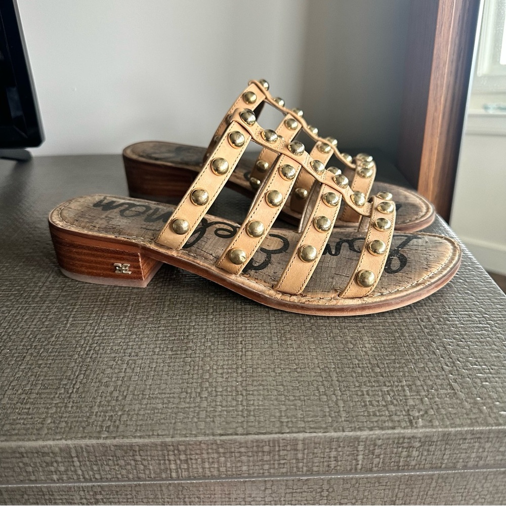 Sam Edelman Studded Block Heel Sandal